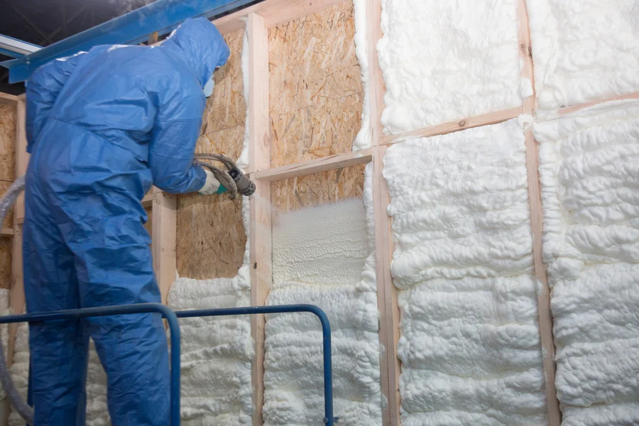 Spray Foam Insulation Installation