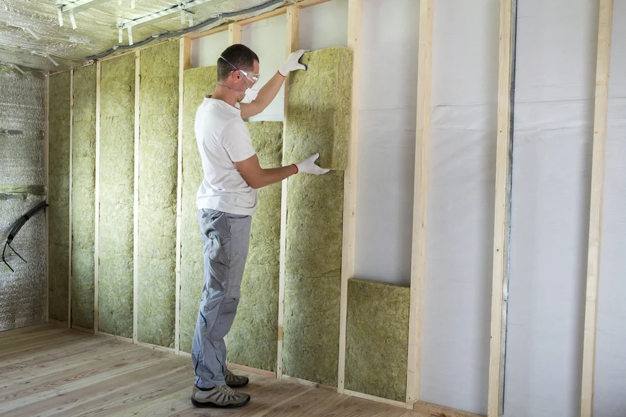 Wall Insulation Installation